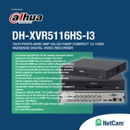 DAHUA DH-XVR5116HS-I3 - DVR 16 CHANNEL 5MP FOR ANALOG CCTV WIZSENSE