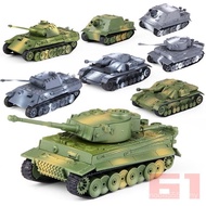 4d Assembled Military Tank Model 1: 72 Army Green Educational Children's Toy Tiger Tank Assault Tige