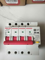 CB Aptomat chống giật chống rò quá tải 3pha 4P 100A 63A 40A/380V Delixi chính hãng