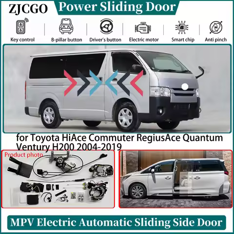 for Toyota HiAce Commuter RegiusAce Quantum Ventury H200 2004-2019 Automatic Electric Side Power Sli