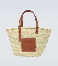 Loewe Large raffia tote bag