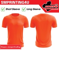 SM T-Shirt Microfiber Round Neck Color Oren APM