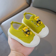 Giày Lười Cho Bé Trai Bé Gái Đế Bệt Từ 1 Đến 7 Tuổi Phong Cách Canvas Chống Trơn Trượt G91