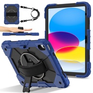 For Apple iPad 10th Gen 2022 10.9 inch A2696 A2757 A2777 Case Kids Safe Silicon PC Shockproof Should
