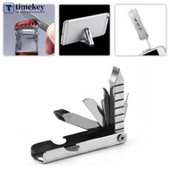 TIMEKEY Multifunctional Combination Tool Portable Repair Kit with Ejector Pin Screwdriver Bottle Ope