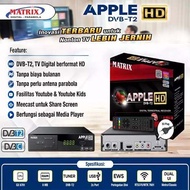 SET TOP BOX MATRIX APPLE DVB - T2 / STB MATRIX APPLE MERAH