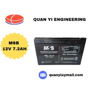 MSB Battery MSL 12-7.2  (12V  7.2AH)