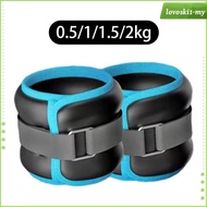 [LovoskibcMY] 2 Pieces Weight Cuffs Running Weights Fitness Weights Leg Weights And Additional Weigh
