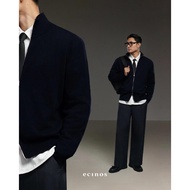 ECINOS Man - Double Zip-Up Cardigan Sweater Men Cardigan Men's Clothing Men's Jackets