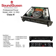 Power Soundqueen HDX 12 PRO Power Amplifier HDX-12P SQ Sound Queen 2 channel