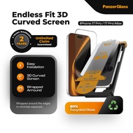 PanzerGlass - Screen Protector iphone 17 Pro Max / 17 Pro / 16 Pro Max / 16 Pro Clear - Endless Fit 