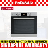 Ariston FA3S 841 P IX A AUS Multi Function Pyrolytic Built-in Oven with Steam Assist (71L)