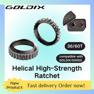 GOLDIX [Exclusive Patent] 36T/60T High-Strength Spiral Ratchet - Compatible with GOLDIX 370/180 DT S