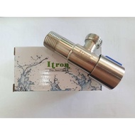 <READY STOCK> ITRON S/STEEL ANGLE VALVE 1/2"