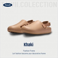 Tawii. รองเท้าแตะ รองเท้าแตะยาง หัวรองเท้าทำจาก EVA พื้นรองเท้านุ่มเพื่อ เพิ่มความสูง ลำลอง กันน้ำ