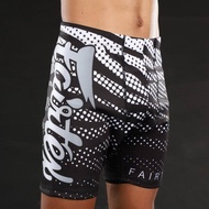 กางเกงรุ่น CP10 Fairtex Vale Tudo Shorts For Men - Black/White