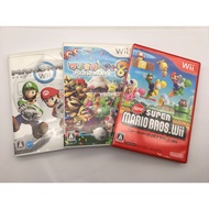 【Direct from Japan】Nintendo Wii New super mario bros , Mario party 8 , Mario Kart Japanese version Tested &amp; Fully working USED