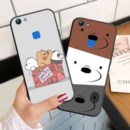 Casing For Vivo V5 Lite V5S V7 Plus V7+ V9 V11 Pro V11i Soft Silicoen Phone Case Cover Three Naked Bears