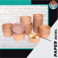 Craft Paper Bowl Takeaway Waterproof Food Bowl