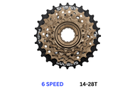 สเตอร์เกลียว เฟืองเกลียว จักรยาน Shimano Tourney 6-7 Speed ขนาด 14-28 และ 14-34