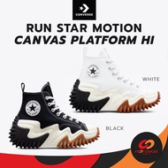 (แท้100%) CONVERSE Run Star Motion Canvas Platform Hi ผ้าใบคอนเวิร์ส หุ้มข้อ