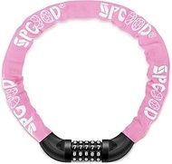 Bicycle Lock Chain Code (14 Colours) Bicycle Lock with 5 Digits Password for Bicycle, Motorcycle, Do