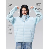 [Achock Official Store] Warm White Duck Down Stand Collar Jacket - Winter Knit