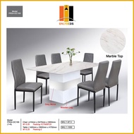 Marble Dining Table with Chair |  PR04+DC169