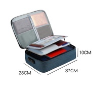 Inaso Tas Dokumen Tempat Penyimpanan File Sertifikat Travel Bag Storage Box Dengan Digit Security Lo