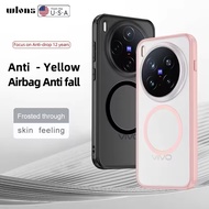 For Vivo x300 Magnet Wireless Charging Acrylic PC Phone Case for x300 x200 pro mini ultra x200s x100