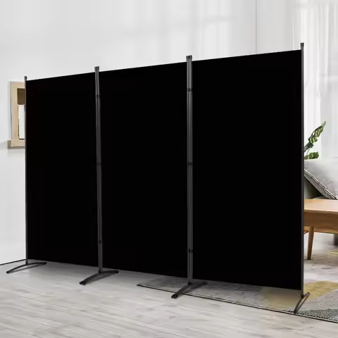 Indoor Room Divider, Portable Office Divider, Room Divider Wall Screen 3 Panel, Folding Partition Pr