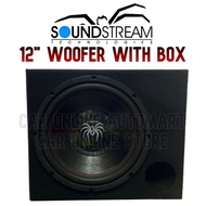 SOUNDSTREAM 12" SUBWOOFER WITH BOX SINGLE VOICE COIL TRP.122SW