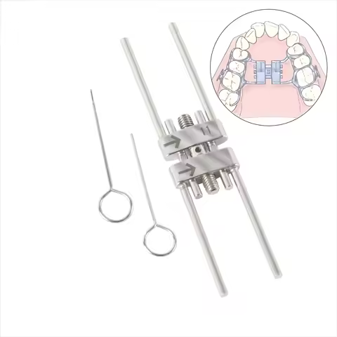 Hyrax Style Dental Orthodontic Expansion Screw Stainless Steel Adjustable Rapid Palatal Expander Fra