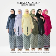 Deerapublika- Kebaya Scallop Songket Tenun Baju Kurung Moden Lipat Batik | Olivia Kebaya