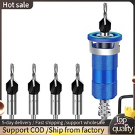 Countersink Drill Bit Set, Precise Drilling, Countersink Drill Bit with 1/4" Hex Shank, Countersink 