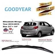 MITSUBISHI MIRAGE 2012-2015 GOODYEAR HIGH QUALITY WIPER BLADE