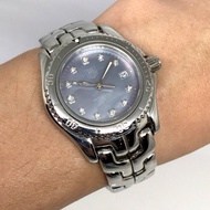 TAG Heuer Link Classic Diamond Quartz Date Big Lady ขนาดตัวเรือน 30 mm.