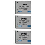 Brand new 3 pcs/lot nb-6l NB 6L nb-6lh Li-ion Canon Power-shot sx520 HS sx530 sx600 SX610 sx700 sx71