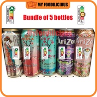 Arizona Tea 680ml drink Fruit Juice Cocktail Diet Green Tea Ginseng Green Tea Red Apple Grapeade Kiw