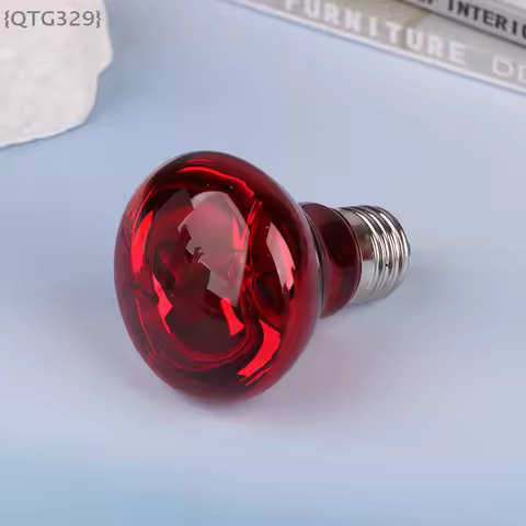 【F2-QT329】25/40/50/60/75/100W E27 UVA Poultry Bulb Infrared Night Light Day Poultry Heating Bulb For