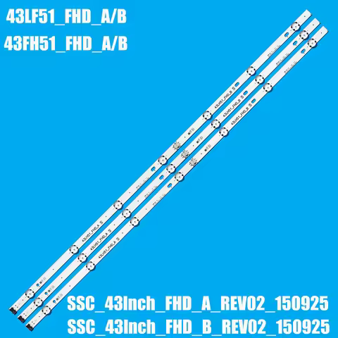 LED backlight strip(6) for 43LF510V 43LF5100 43LH5100 43LH590 43LJ515V 43LH520V 43LH511T 43LH570V LF