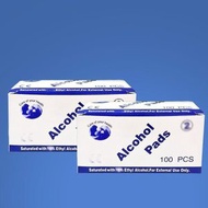 全城熱賣 - 【100片 x 2盒裝】75%酒精消毒濕紙巾 | 一次性酒精消毒濕紙巾 | 消毒殺菌棉片 | 消毒酒精紙獨立包裝 | 平行進口