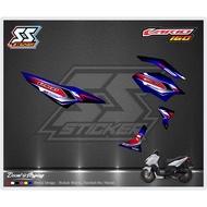 NEW VARIO 160 DS 01 MOTORCYCLE STRIPING STICKER