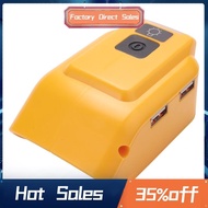 DCB090 Battery Adapter Converter Battery Power Source with Dual USB for Dewalt 20V Max 18V Lithium-I