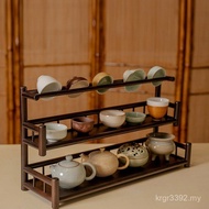 Tea Rack U4XI Small Desktop Office Storage Bogu Rack Solid Wood Tea Set Tea Cup Rack Tea Table Tea R
