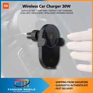 Xiaomi 30W Wireless Car Charger Holder Fast Charging 30W Max Mobile Phone Holder for Wireless Chargi