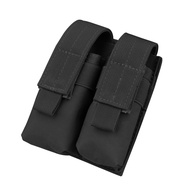 Kosibate Mag Pouch, Nylon Magazine Pouch for 9mm 1911 Tactical Molle Double Pistol Handgun Magazine 