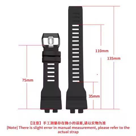 For Casio GBA-800/GBD-800/GMA-B800/GMD-B800 Series Special Size Resin Watch Strap Black White Army-g