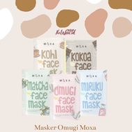 Wash Off Mask Omugi Moxa / Omugi Mask Toner Hatomogi / Omugi Mask