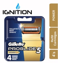 Gillette Men ProGlide 5 Power System Razor Blades (4 Pcs)